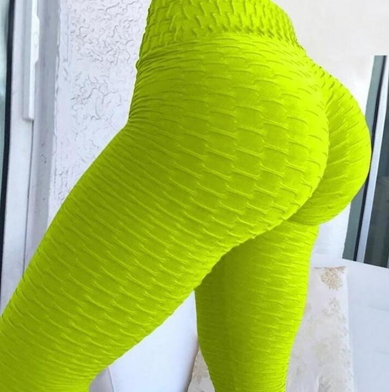 Anti-Cellulite Scrunch Leggings for Enhanced Contour, No Pocket Design