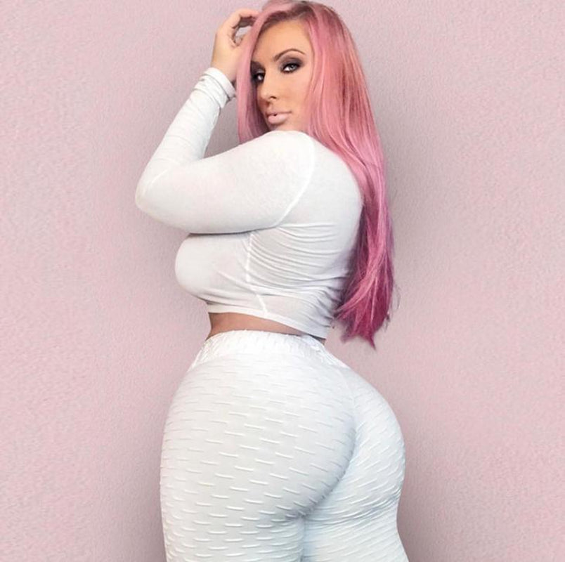 Anti-Cellulite Scrunch Leggings for Enhanced Contour, No Pocket Design
