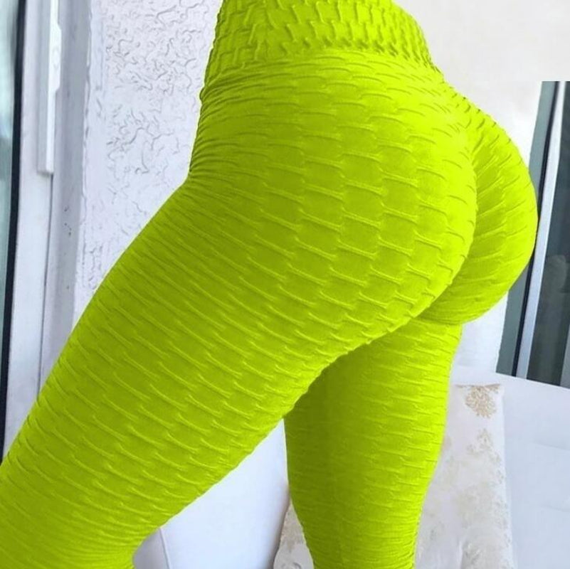 Anti-Cellulite Scrunch Leggings for Enhanced Contour, No Pocket Design